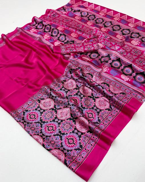 Rajtex pure ajrakh-034 saree cheapest wholesale clothes in india